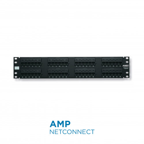760237041 UTP Patch Panel Cat. 6, 110XC, 48 Port (2U)