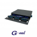 1U Modular Patch Panel, 3 Snap, Sliding tray with Front hinged