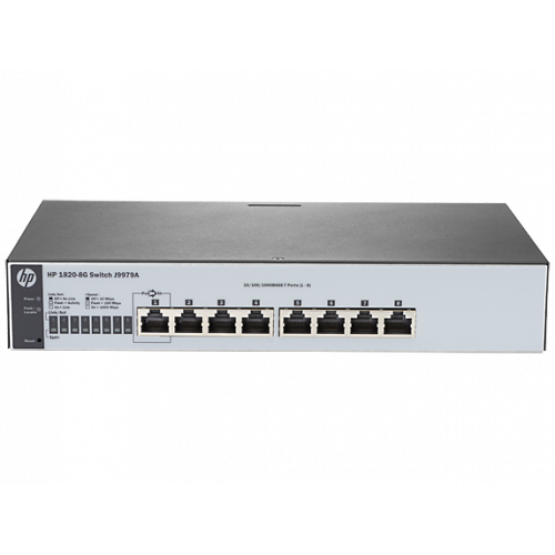 HP 1820-8G Web Managed Switch: 8Ports 10/100/1000