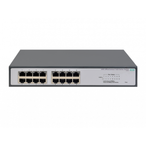 HP 1420-16G Unmanaged Desktop Switch: 16Ports 10/100/1000